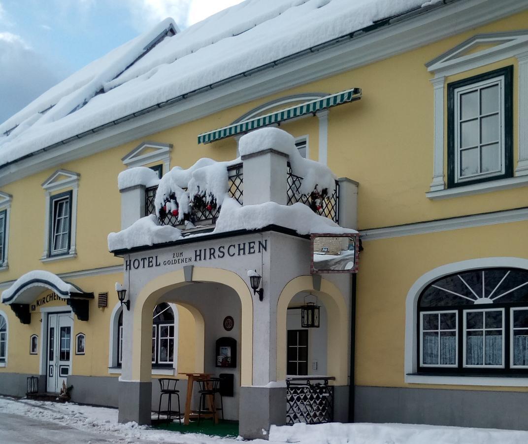 Hotel Zum Goldenen Hirschen Göstling an der Ybbs Exterior foto
